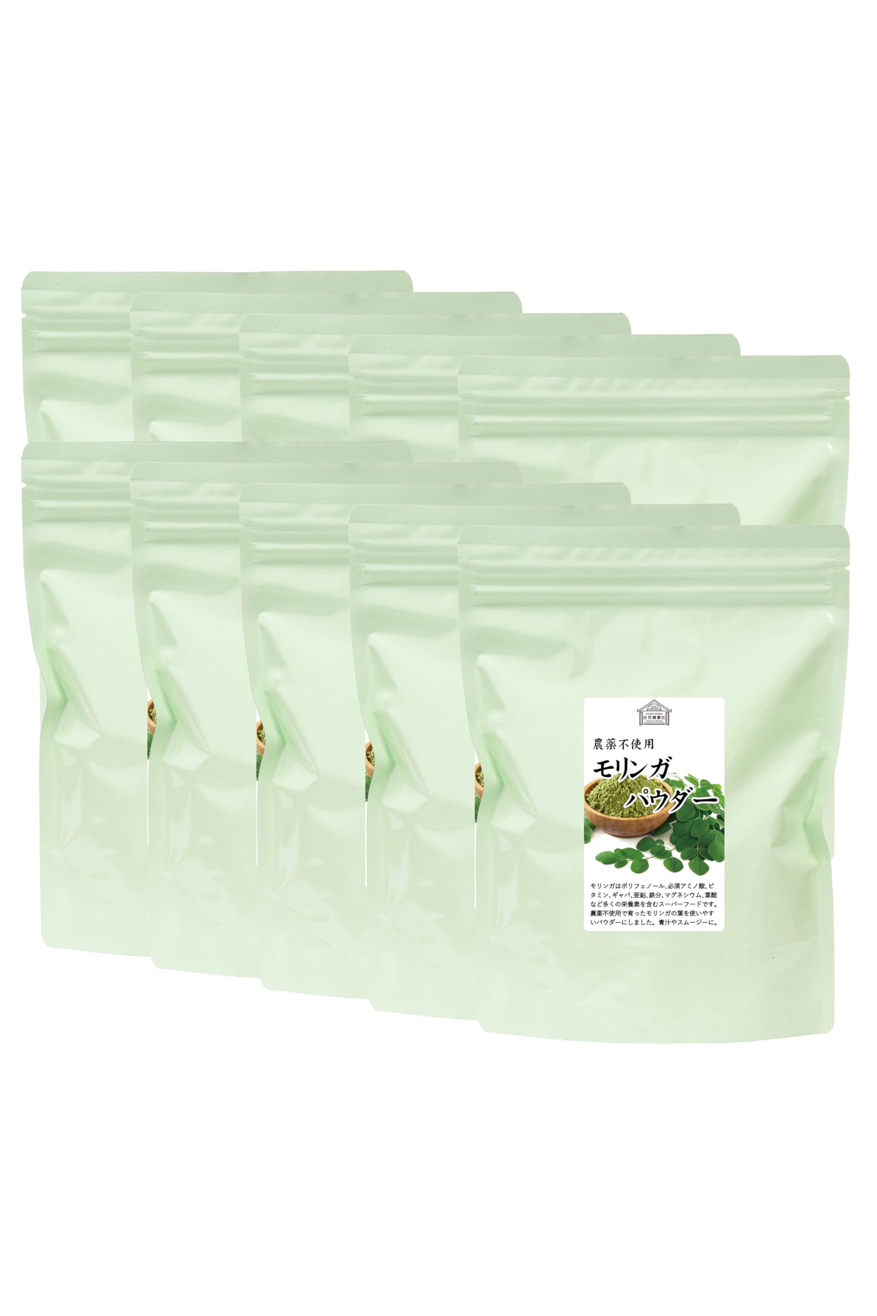 Amazon | 自然健康社 モリンガパウダー 100g×10個 モリンガ茶 粉末